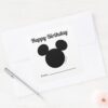 Mickey Mouse Head Icon A Gift From Birthday Square Sticker