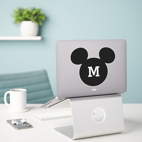 Mickey_Mouse_Head_Silhouette___Black_with_Monogram_Sticker_3 Mickey Mouse Head Silhouette Black With Monogram Sticker