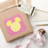 Mickey Mouse Lemon Icon Square Sticker
