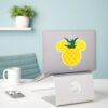 Mickey Mouse Pineapple Icon Name Sticker
