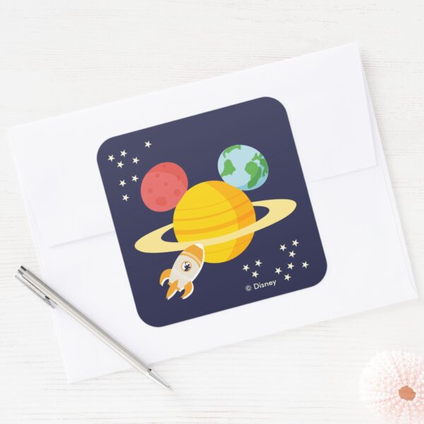 Mickey_Mouse_Planet_Icon_Square_Sticker_3 Mickey Mouse Planet Icon Square Sticker