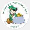 Mickey_Mouse_Pot_of_Gold___St._Patrick's_Day_Classic_Round_Sticker_1 Mickey Mouse Pot Of Gold St. Patricks Day Classic Round Sticker