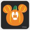 Mickey_Mouse_Pumpkin_Square_Sticker_1 Mickey Mouse Pumpkin Square Sticker