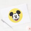 Mickey_Mouse_Smiling_Classic_Round_Sticker_3 Mickey Mouse Smiling Classic Round Sticker
