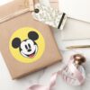 Mickey_Mouse_Smiling_Classic_Round_Sticker_5 Mickey Mouse Smiling Classic Round Sticker