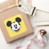 Mickey_Mouse_Smiling_Square_Sticker_5 Mickey Mouse Smiling Square Sticker