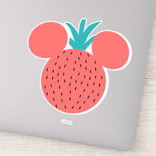Mickey_Mouse_Strawberry_Icon___Name_Sticker_1 Mickey Mouse Strawberry Icon Name Sticker