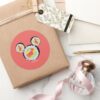 Mickey Mouse Sushi Icon Classic Round Sticker