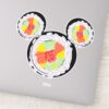Mickey Mouse Sushi Icon Name Sticker