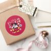 Mickey_Mouse_&_Minnie_Mouse___I_Love_Us_Classic_Round_Sticker_5 Mickey Mouse Minnie Mouse I Love Us Classic Round Sticker