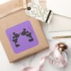 Mickey_Mouse_&_Minnie_Silhouette_Square_Sticker_5 Mickey Mouse Minnie Silhouette Square Sticker