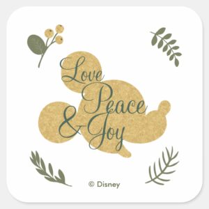 Mickey_Mouse___Christmas_Love,_Peace_&_Joy_Square_Sticker_1 Mickey Mouse Christmas Love Peace Joy Square Sticker
