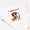 Mickey_Mouse___Cowboy_Rodeo_Birthday_Square_Sticker_4 Mickey Mouse Cowboy Rodeo Birthday Square Sticker