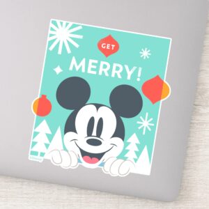 Mickey Mouse Get Merry Sticker