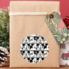 Mickey_Mouse___Grid_Pattern_Classic_Round_Sticker_5 Mickey Mouse Grid Pattern Classic Round Sticker