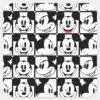Mickey_Mouse___Grid_Pattern_Square_Sticker_1 Mickey Mouse Grid Pattern Square Sticker