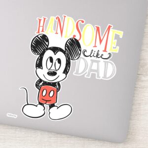 Mickey_Mouse___Handsom_Like_Dad_Sticker_1 Mickey Mouse Handsom Like Dad Sticker