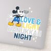 Mickey_Mouse___Love_&_Light_Hanukkah_Night_Sticker_1 Mickey Mouse Love Light Hanukkah Night Sticker