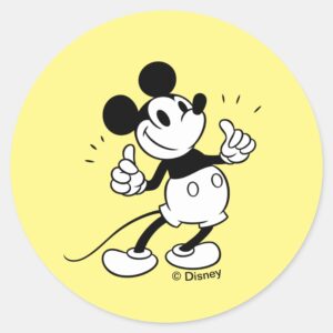 Mickey Mouse Mickey Mouse Who Loves Cooking Classic Round Sticker