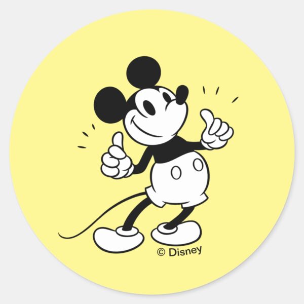 Mickey_Mouse___Mickey_Mouse_Who_Loves_Cooking_Classic_Round_Sticker_1 Mickey Mouse Mickey Mouse Who Loves Cooking Classic Round Sticker