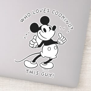 Mickey Mouse Mickey Mouse Who Loves Cooking Sticker