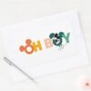 Mickey_Mouse___Oh_Boy_Rectangular_Sticker_3 Mickey Mouse Oh Boy Rectangular Sticker