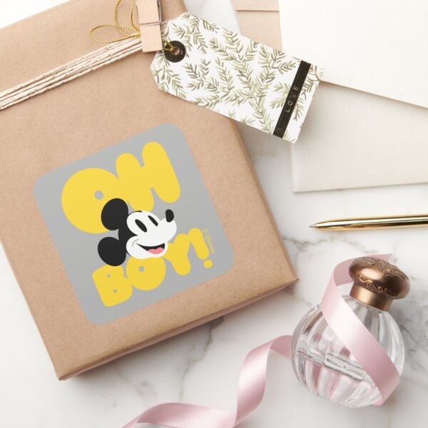 Mickey_Mouse___Oh_Boy!_Square_Sticker_5 Mickey Mouse Oh Boy Square Sticker