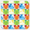 Mickey_Mouse___Pop_Art_Pattern_Square_Sticker_1 Mickey Mouse Pop Art Pattern Square Sticker