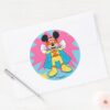 Mickey_Mouse___Super_Hero_Cute_Classic_Round_Sticker_3 Mickey Mouse Super Hero Cute Classic Round Sticker