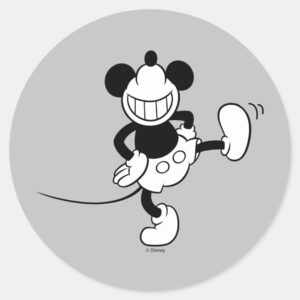 Mickey Mouse The Kitchen Is For Dancing Classic Round Sticker