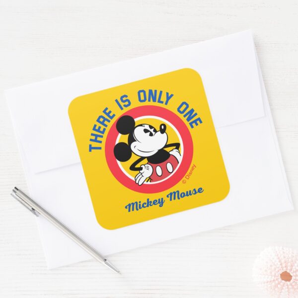 Mickey_Mouse___There_is_Only_One_Square_Sticker_3 Mickey Mouse There Is Only One Square Sticker
