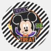 Mickey_Mouse___Trick_or_Treat_Halloween_Party_Classic_Round_Sticker_1 Mickey Mouse Trick Or Treat Halloween Party Classic Round Sticker