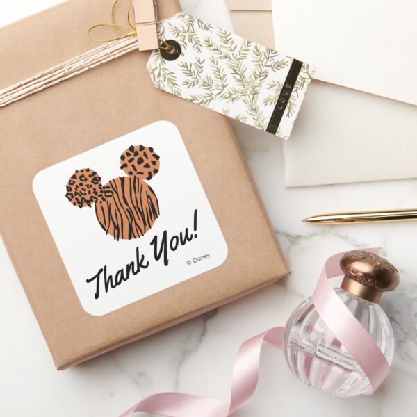 Mickey_Mouse___Wild_One_1st_Birthday_Square_Sticker_5 Mickey Mouse Wild One 1st Birthday Square Sticker