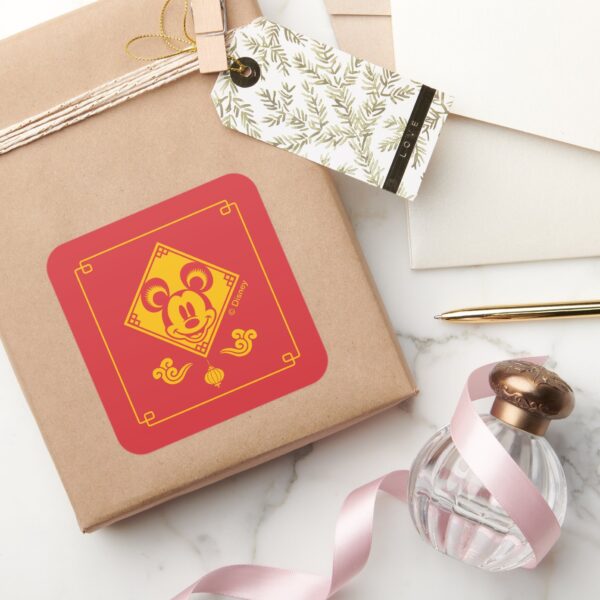 Mickey_Mouse___Year_of_the_Mouse_Square_Sticker_5 Mickey Mouse Year Of The Mouse Square Sticker