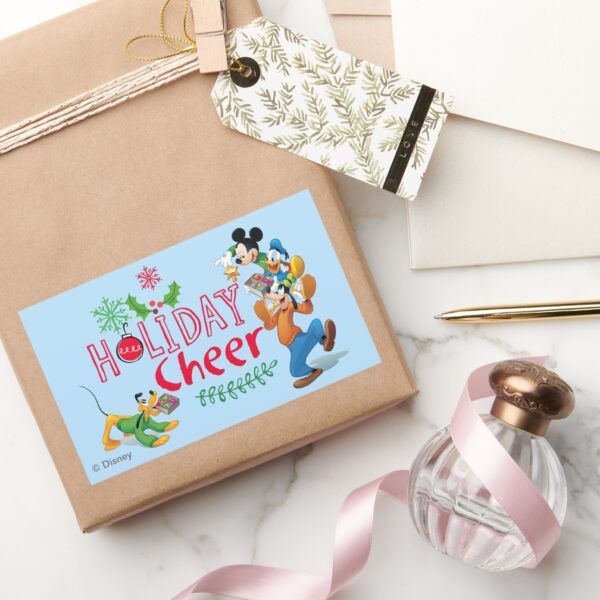 Mickey_Spreading_Holiday_Cheer_Rectangular_Sticker_5 Mickey Spreading Holiday Cheer Rectangular Sticker