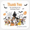 Mickey_&_Friends_Halloween_Birthday_Thank_You_Square_Sticker_1 Mickey Friends Halloween Birthday Thank You Square Sticker