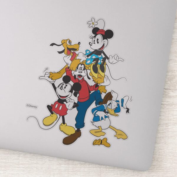 Mickey Friends Classic Group Sticker