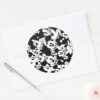 Mickey_&_Friends___Classic_Mickey_Pattern_Classic_Round_Sticker_3 Mickey Friends Classic Mickey Pattern Classic Round Sticker
