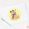 Mickey_&_Friends___Classic_Mickey_&_Pluto_Classic_Round_Sticker_3 Mickey Friends Classic Mickey Pluto Classic Round Sticker