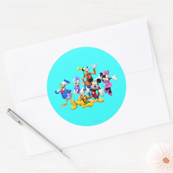 Mickey_&_Friends___Clubhouse_Classic_Round_Sticker_3 Mickey Friends Clubhouse Classic Round Sticker