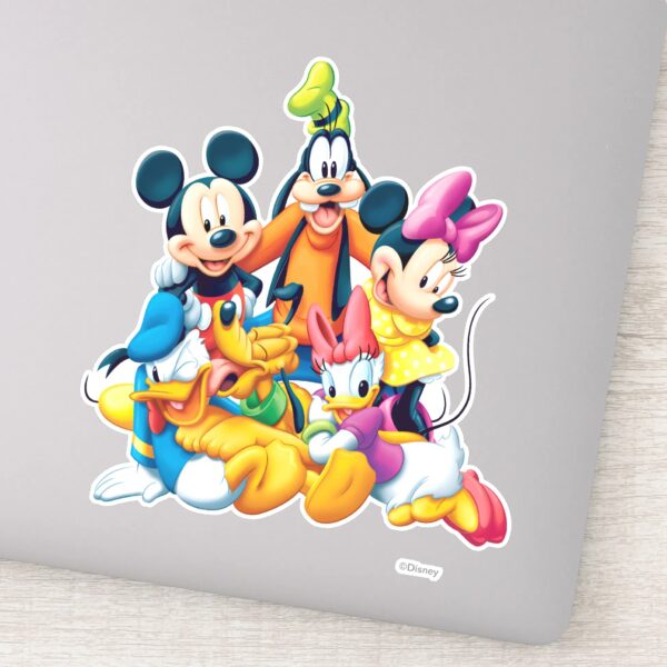 Mickey Friends Fab Five Sticker