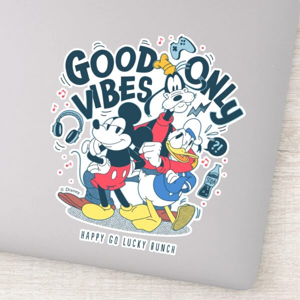 Mickey_&_Friends___Good_Vibes_Only_Sticker_1 Mickey Friends Good Vibes Only Sticker