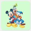 Mickey_&_Friends___Group_Hug_Square_Sticker_1 Mickey Friends Group Hug Square Sticker