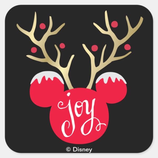 Mickey_&_Friends___Mickey_Christmas_Joy_Square_Sticker_1 Mickey Friends Mickey Christmas Joy Square Sticker