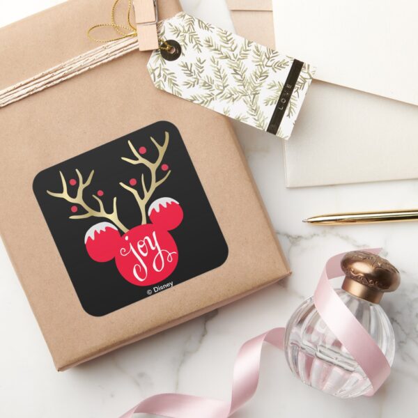 Mickey_&_Friends___Mickey_Christmas_Joy_Square_Sticker_5 Mickey Friends Mickey Christmas Joy Square Sticker