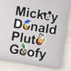 Mickey_&_Friends___Mickey_Donald_Pluto_Goofy_Sticker_1 Mickey Friends Mickey Donald Pluto Goofy Sticker