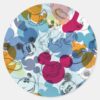 Mickey_&_Friends___Mouse_Head_Sketch_Pattern_Classic_Round_Sticker_1 Mickey Friends Mouse Head Sketch Pattern Classic Round Sticker