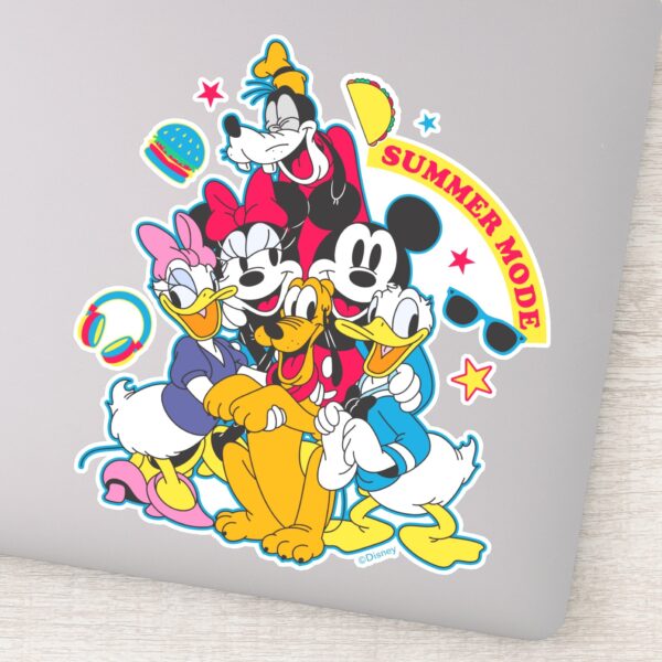Mickey_&_Friends___Summer_Mode_Fun_Sticker_1 Mickey Friends Summer Mode Fun Sticker