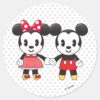 Mickey_&_Minnie_Holding_Hands_Emoji_Classic_Round_Sticker_1 Mickey Minnie Holding Hands Emoji Classic Round Sticker