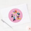 Mickey_&_Minnie___Birthday_Classic_Round_Sticker_3 Mickey Minnie Birthday Classic Round Sticker